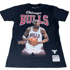 Mitchell & Ness Dennis Rodman Chicago Bulls 1997 NBA Finals Black T-Shirt